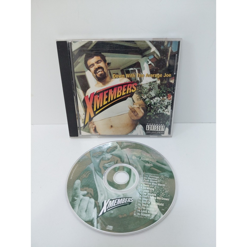 X-Members Down With The Average Joe CD 1996 Priority Records‎ Hip Hop